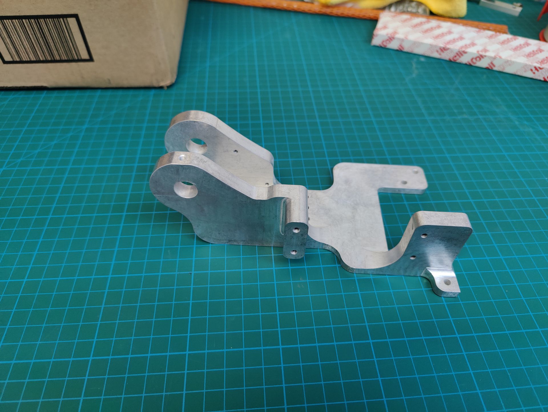 Precision CNC milled aluminum part