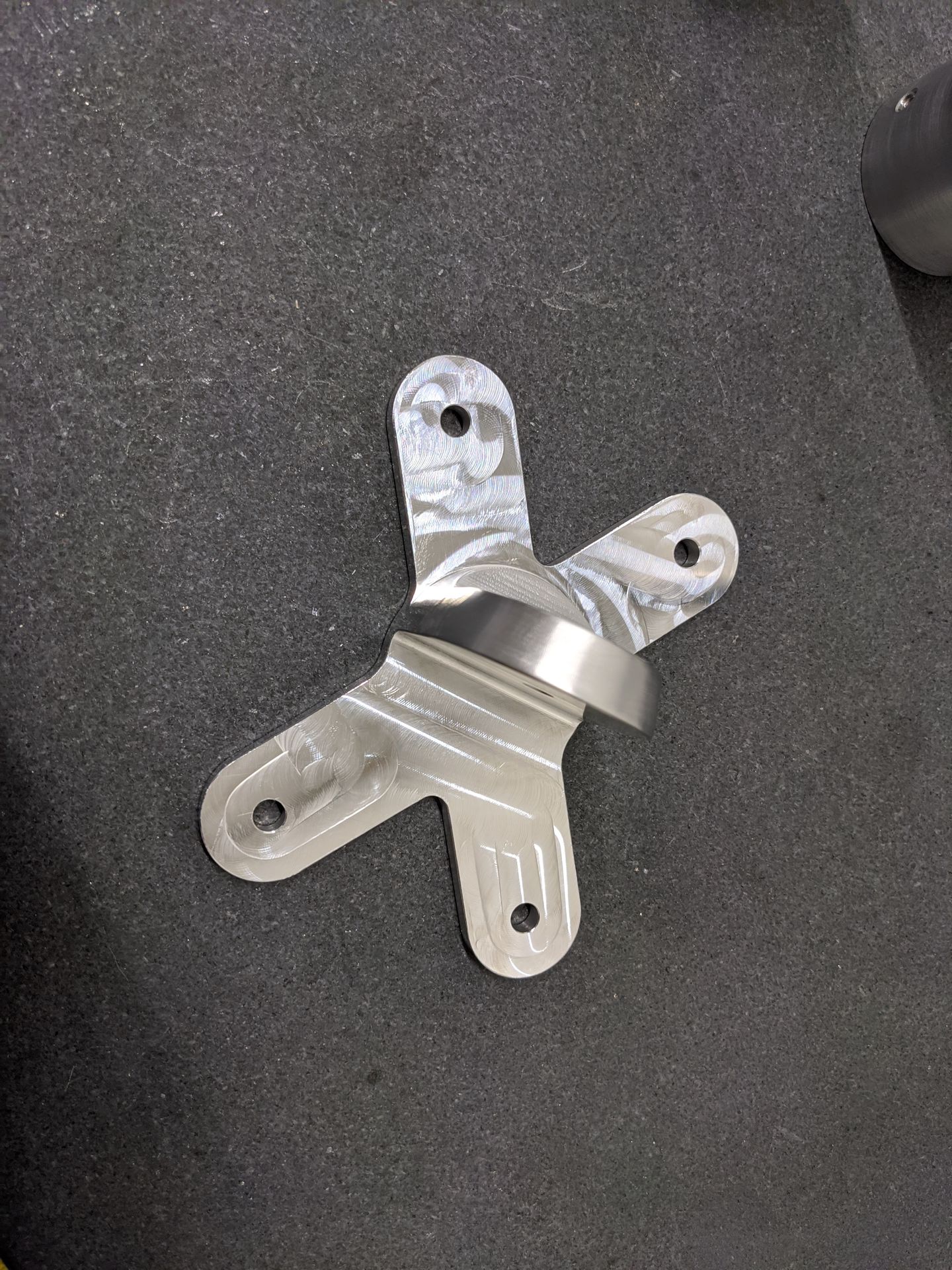 Precision CNC milled aluminum part