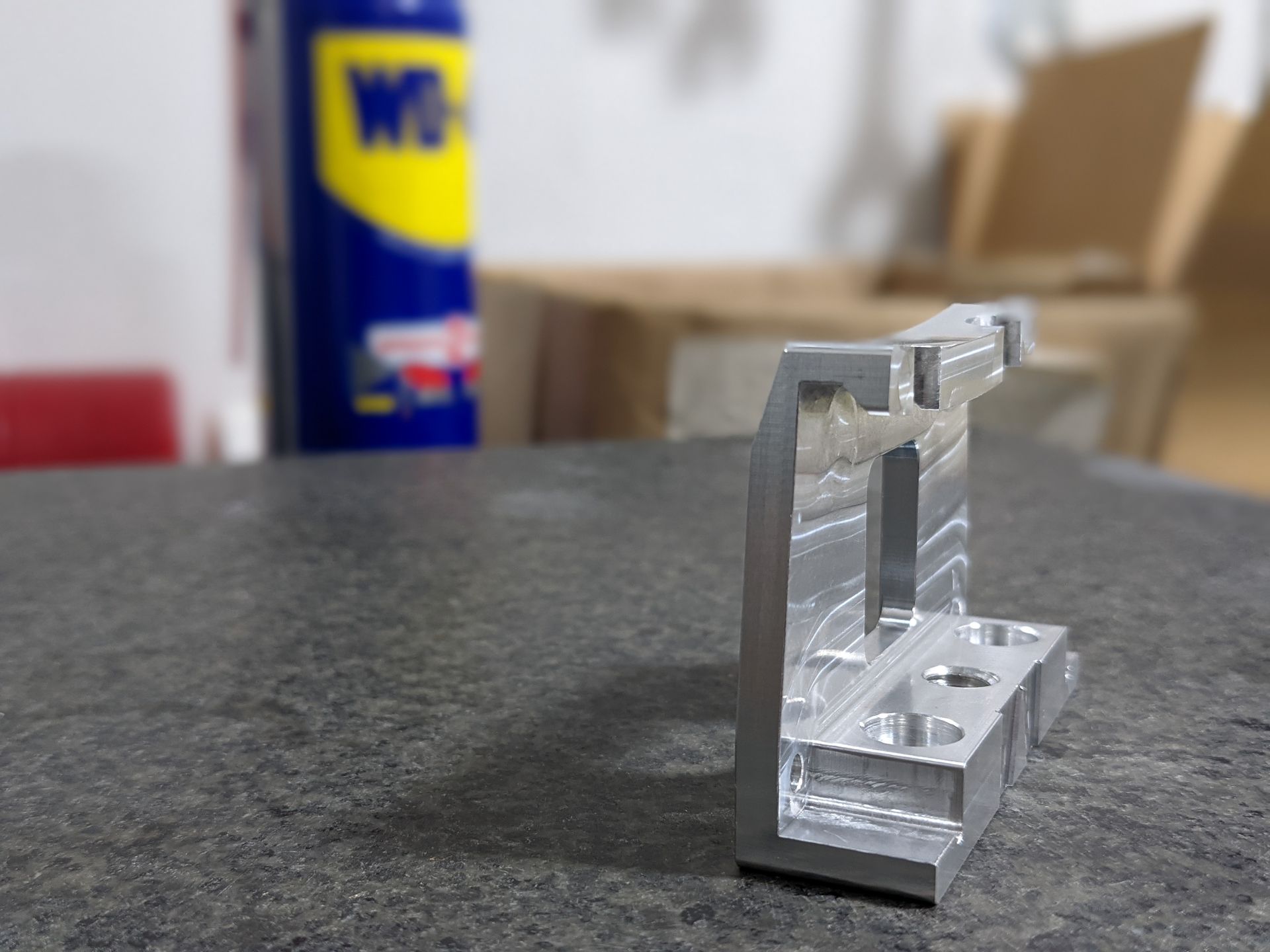 Precision CNC milled aluminum part