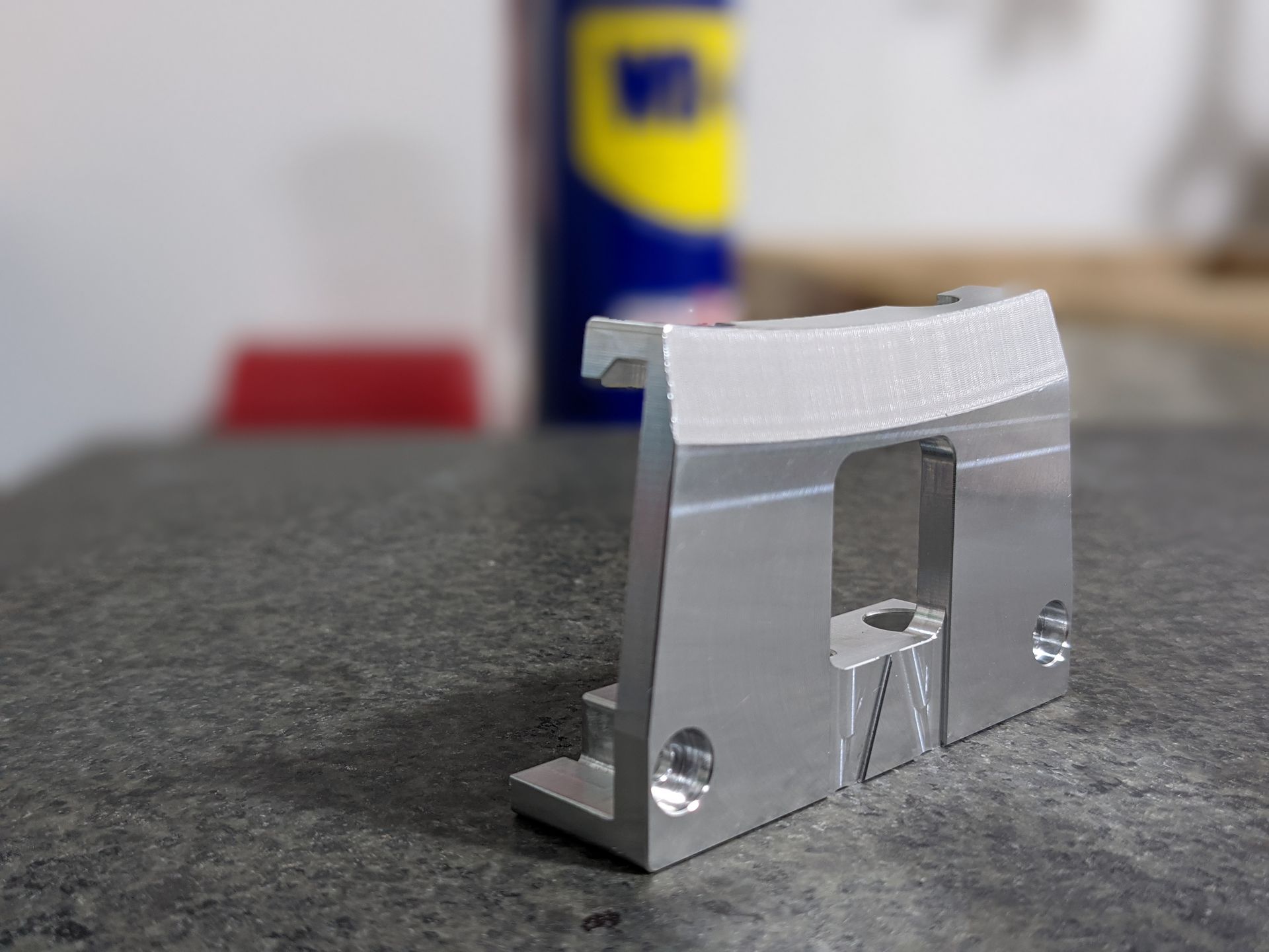 Precision CNC milled aluminum part