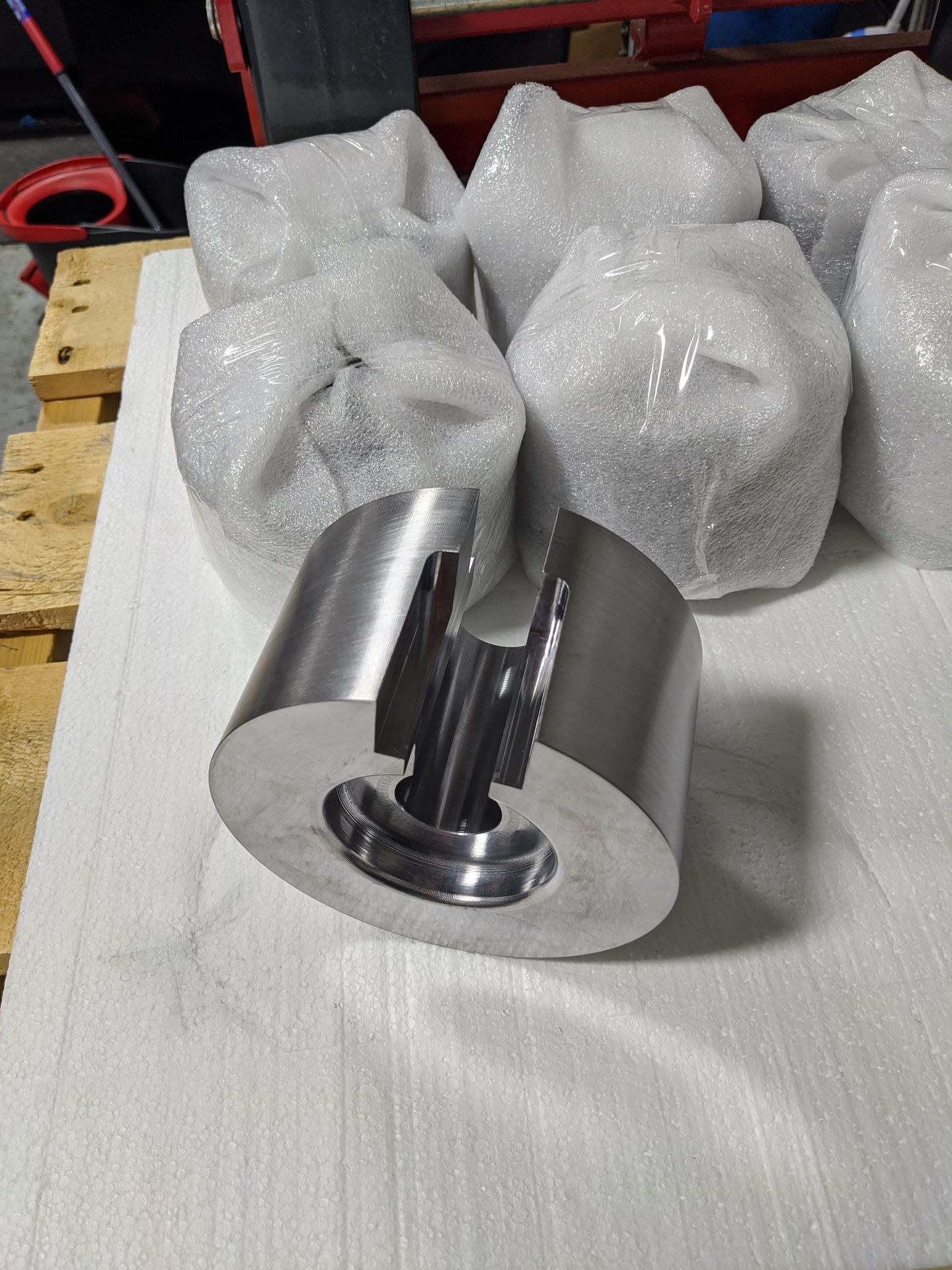 Lead machined part