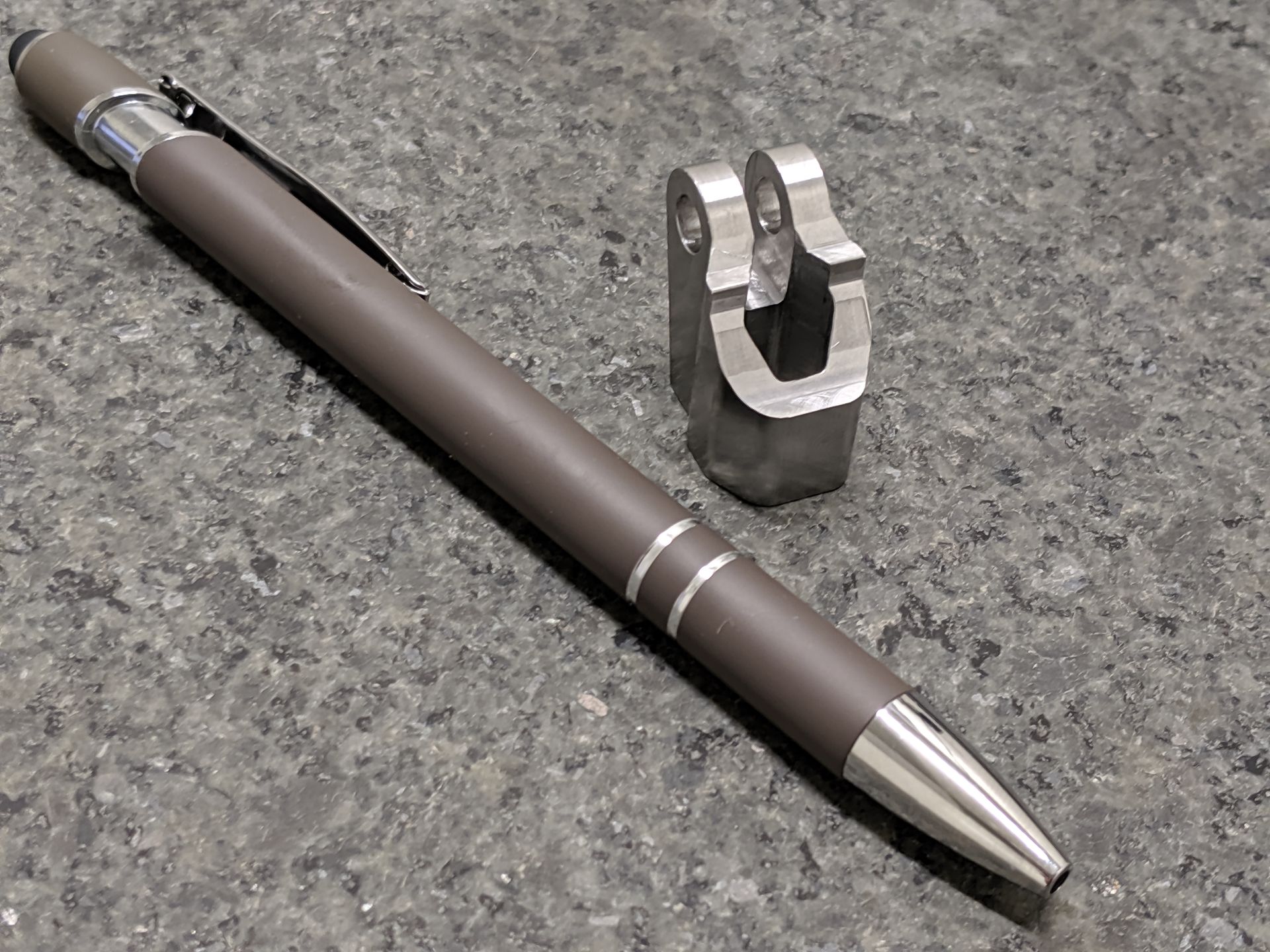 Steel machined part